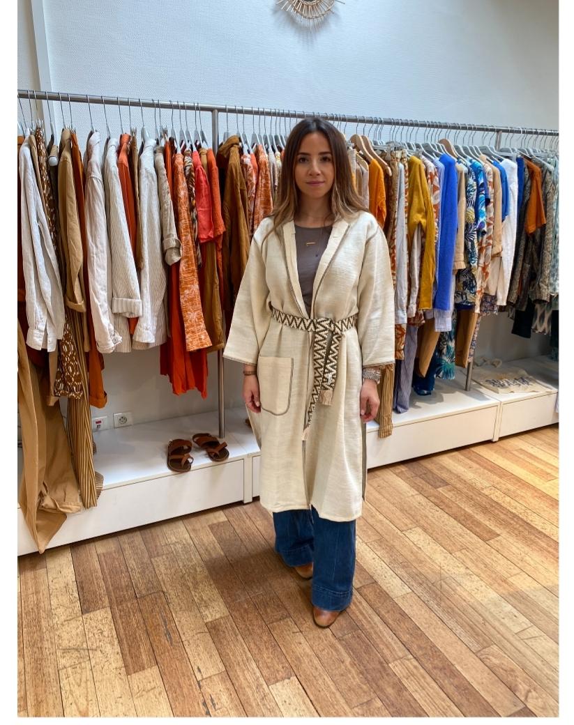 Kimono soie ethique vegan 1